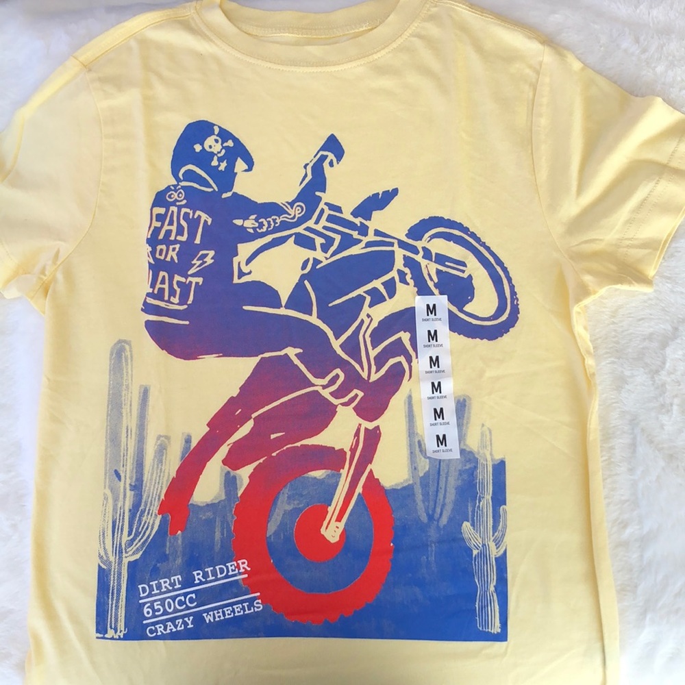 Crazy 8 Boy Tee dirt bike - Medium 👦🏻💖